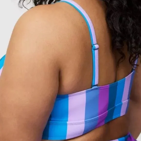 NWT Torrid Blue and Purple Bikini Swimwear 2 Piece - Picture 3 of 15